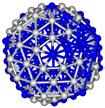 K tane kabuktan oluşan ikosahedron geometrisine sahip bir topağın toplam atom sayısı şu şekilde hesap edilmektedir.