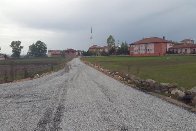 25,5 KM YOL ÇALIŞMALARI Mıcır Asfalt (11 km) Bolu İl Özel İdaresi ve