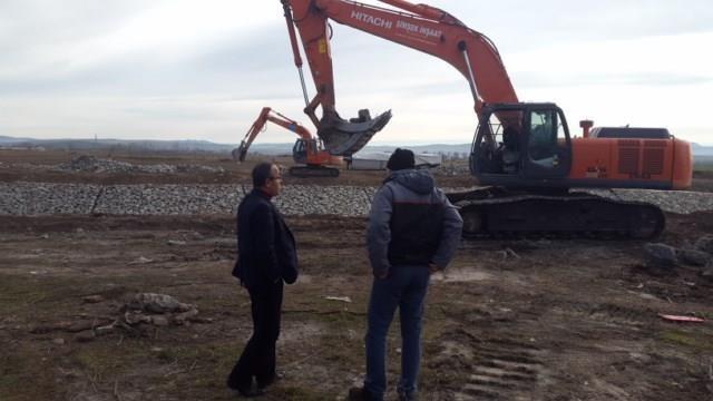 Kadılar Mahallesi Bük Mevkiinden sanayi alanına kadar ıslahı yapılan dere çalışması,