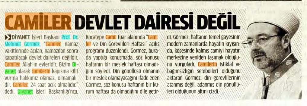 MİLLİ GAZETE Tarih : 02.10.