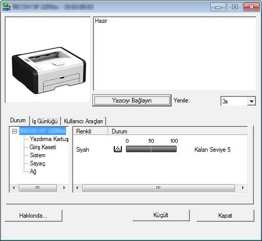 2. Kağıt Teknik Özellikleri ve Kağıt Ekleme Smart Organizing Monitor'ü Kullanarak Kağıt Tipini ve Kağıt Boyutunu Belirleme Bu bölümdeki işlemlerde Windows 7'ye uygun örnekler verilmiştir.