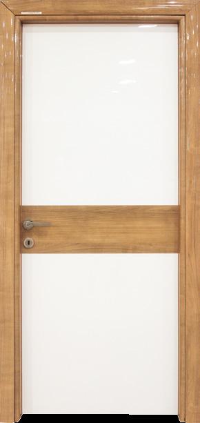 Lacquered Unlacquered : Door - Door Frame Acrylic paint on