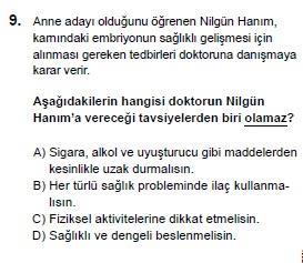 etmelidir. Ela nın yapması gerekenlerle ilgili hangi bilgi yanlıştır?