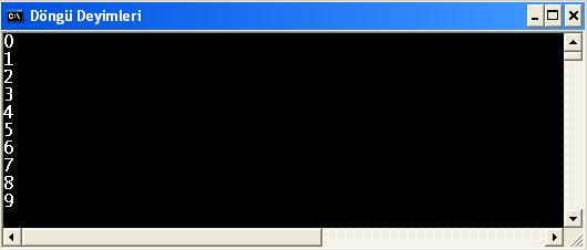 For Döngüsü For döngüsü, while döngüsü ile benzer bir fonksiyonelliğe sahiptir.
