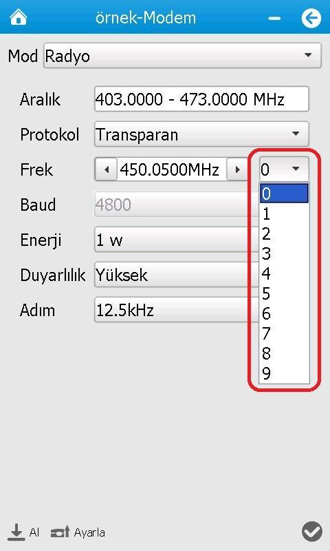 Protokol: RTK yayınında hangi protokolden veri alacağını veya göndereceğini gösterir.