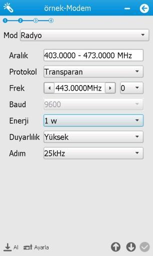 Foto-28 Foto-29 Foto-30 RTK gezicisinde olduğu gibi RTK sabitini de ayarlama yaparken gezicideki aynı ayarları ya da sabitte yapacağımız ayarları gezici içinde uygulanmak zorundadır.