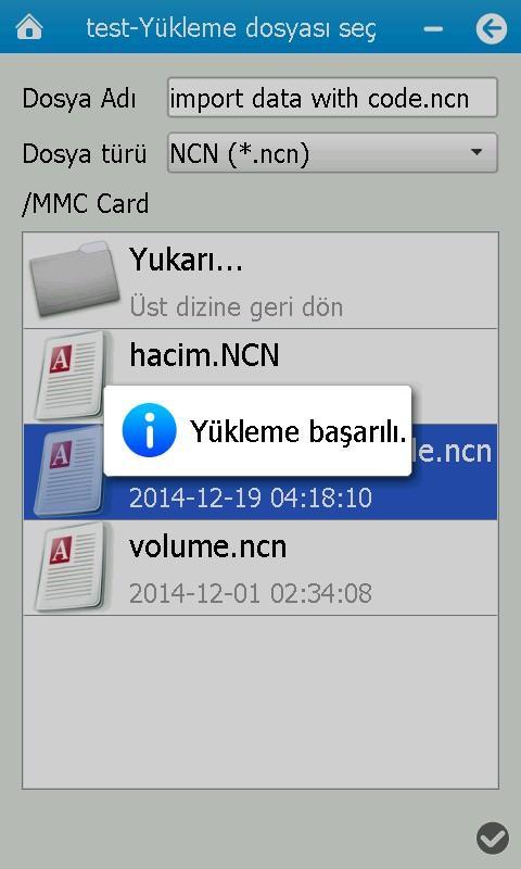 Bu menüde ayar tuşu ile de yükleyeceğimiz dosyanın içerik özelliklerine göre kendimiz tanılayıp yükleme yapabiliriz 3.