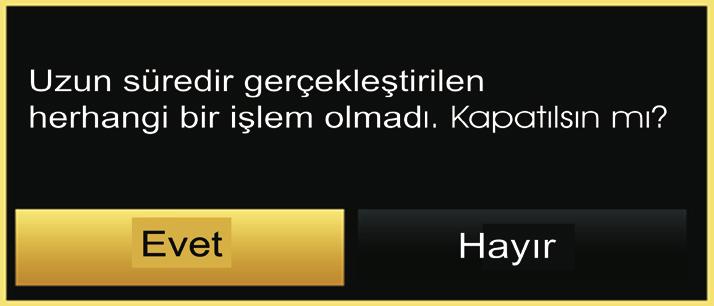 tv yi açmak için kumanda da hangi kanal numarasına bastığınız dikkate alınmaksızın, TV niz, izlenen son kanal numarası ile açılacaktır.