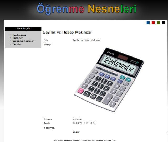 Şekil 6. HCI ve farklı renklere göre çalışma (Figure 6.