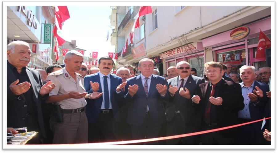 Açılış Programları 6 Eylül 6 Tarihinde; İstanbul caddesi ve ayakkabıcılar arastasının açılışı yapıldı.