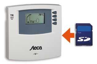 sıcaklığının ölçümü, debimetre deki ölçümlerin yapılması ve kaydedilmesi için aynı Ģekilde Alman STECA marka solar kontrol cihazı
