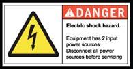 Güvenlik önlemleri Elektrik çarpması tehlikesi.