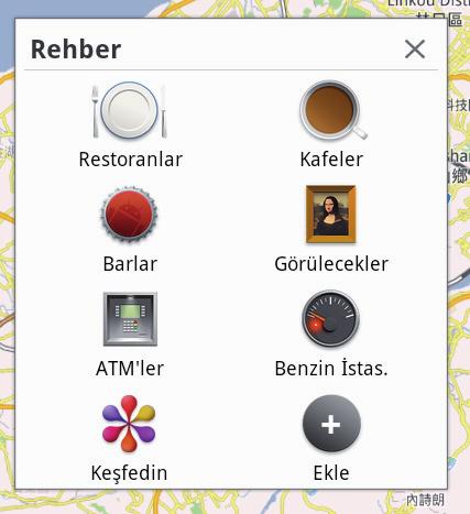 Google Haritalar (Google Maps) Haritalar nerede olduğunuzu belirlemenizi sağlar.