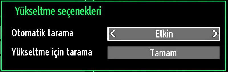 Kapalı olarak ayarlanırsa, şifreli kanallar otomatik ya da manüel tarama esnasında tespit edilemeyecektir.