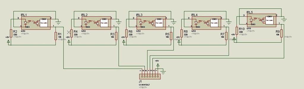 54 4.1. Sensör Modülü Sensör modülü 5 adet Qrd1114 kızılötesi sensörlerinden oluşmaktadır.