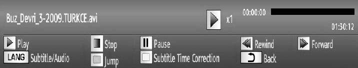 fi le and press OK button to play a video. If you select a subtitle fi le and press OK button, you can select or deselect that subtitle fi le.