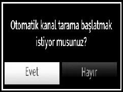 Eğer aktif bir anten TV nize bağlıysa, bu seçeneği On (Açık) olarak seçebilirsiniz (5V). Aktif anten yerine Standart anten kullanıldığı zaman anten gücü Off (Kapalı) olarak ayarlanmalıdır.