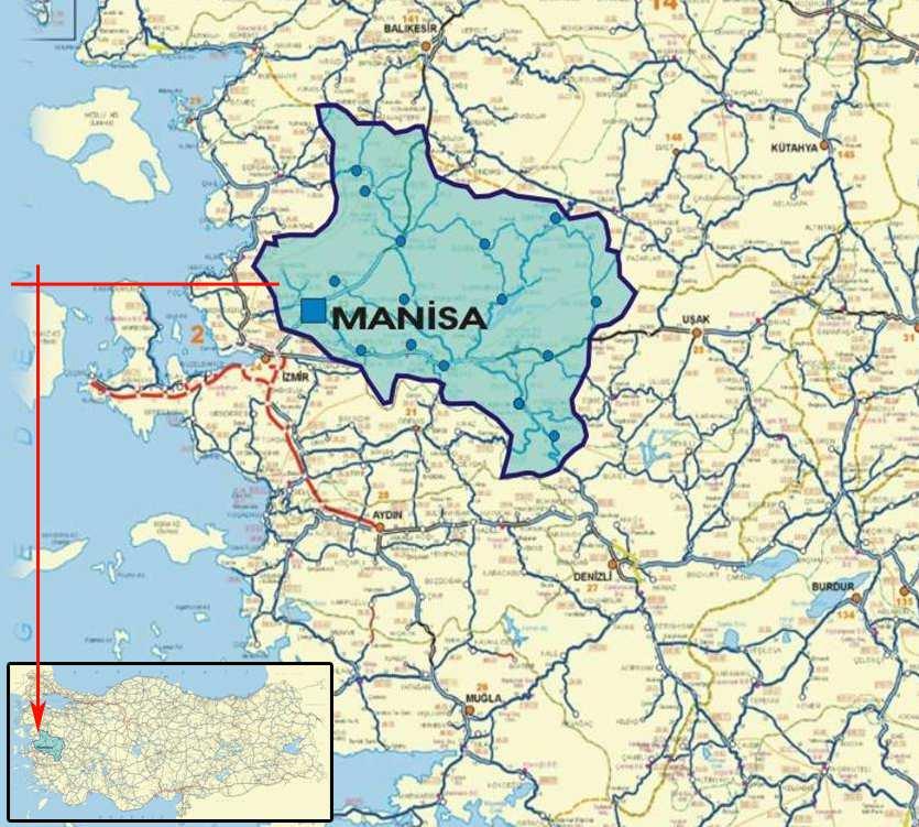 Manisa İlinin Bölgedeki Yeri Kula İlçesinin Manisa'daki Yeri Manisa nın ilçelerinden biri olan Kula, İzmir-Ankara devlet karayolu üzerindedir. Manisa il merkezine 118 km.