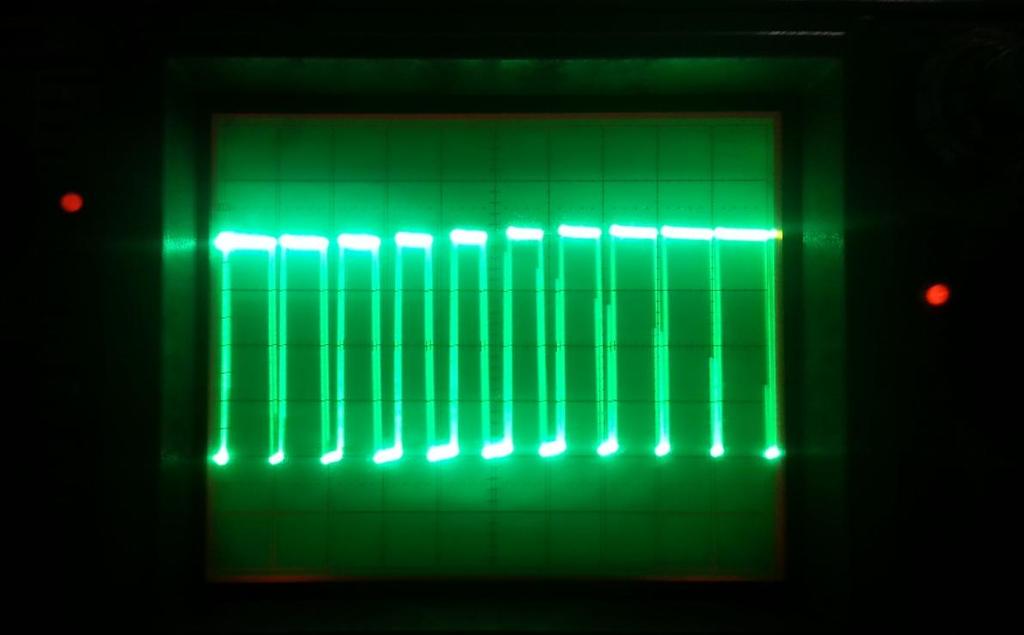 42 Resim 4.5. PWM modülasyon osiloskop görüntüsü Resim 4.6. PWM modülasyonu sanal osiloskop görüntüsü 4.3.2. Faz