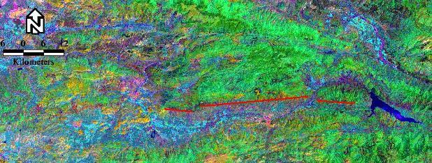 Kabartma analiz görüntüsünde ise topografya yapısı yüzey pürüzlülüğü ile gösterilmiştir.