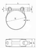 KELEPÇESİ CLAMPS Ürün Kodu Product Code Çap Ø Diameter Ø Genişlik - Kalınlık Width - Thickness mm 1*0. 1*0. 1*0. 1*0. 1*0. 1*0. 20*1.0 20*1.0 20*1.0 20*1.0 20*1.0 20*1.0 20*1.0 20*1.0 20*1.0 20*1.0 20*1.0 *1.