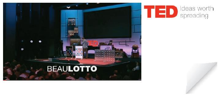 Görsel Algının Unsurları Beau Lotto nun TED konuşmasını izleyelim: Optik illüzyonlar nasıl gördüğümüzü