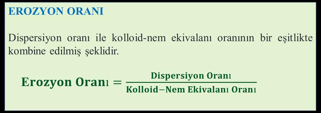 indeksteki kolloid miktarı yerine kullanılabilir.