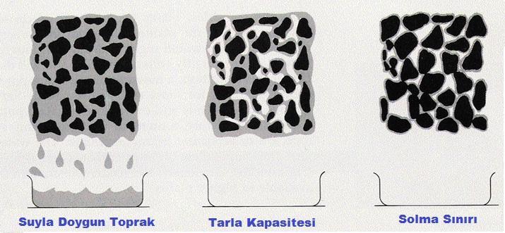 o Toprakların ıslanması agregatları zayıflatmakta, kohezyonlarını azaltmakta ve kil mineralleri suyu emdikçe kayganlaşarak gevşemektedirler.