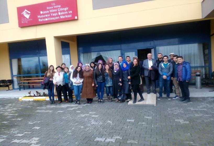 sınıf öğrencilerinin ziyareti 8- Mart ayında Düzce Üniversitesi Sosyal Bilimler Meslek Yüksekokulu,