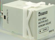 Elektronik Röleler Electronic Relays Çal flma Gerilimi Operating Voltage Kontak Say s Number of Contact RAM1S 3 x 380 V AC 1DK / 1CO RAM1S Motor (Faz) Koruma Rölesi Motor (Phase) Protection Relay