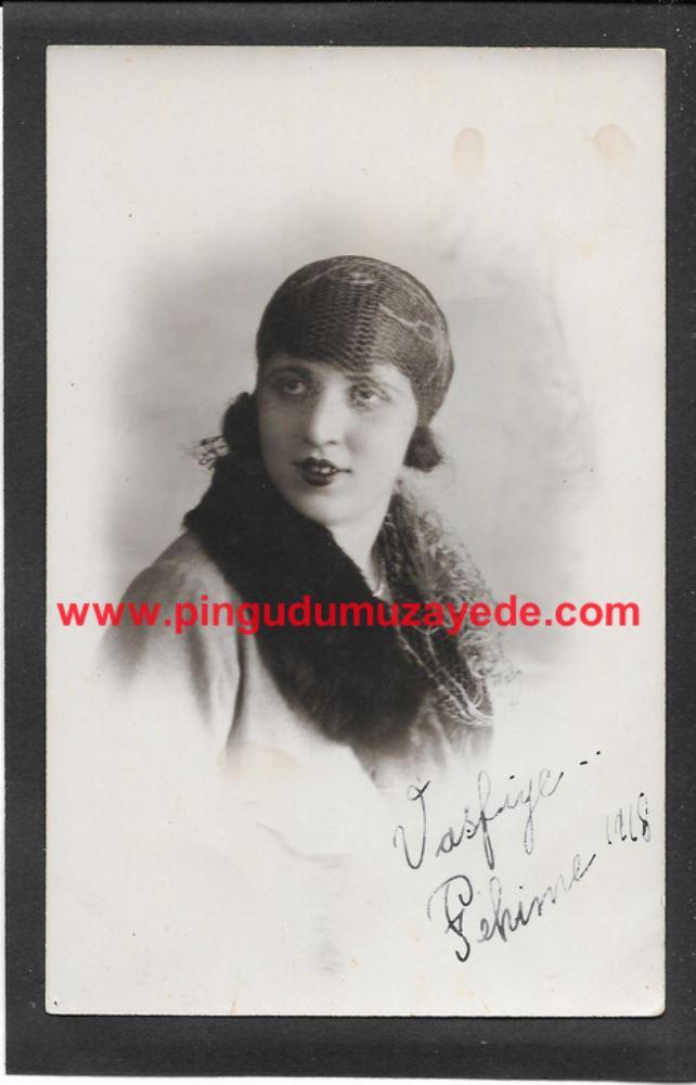ve arkası 028 - Kartpostal 1928 Türk