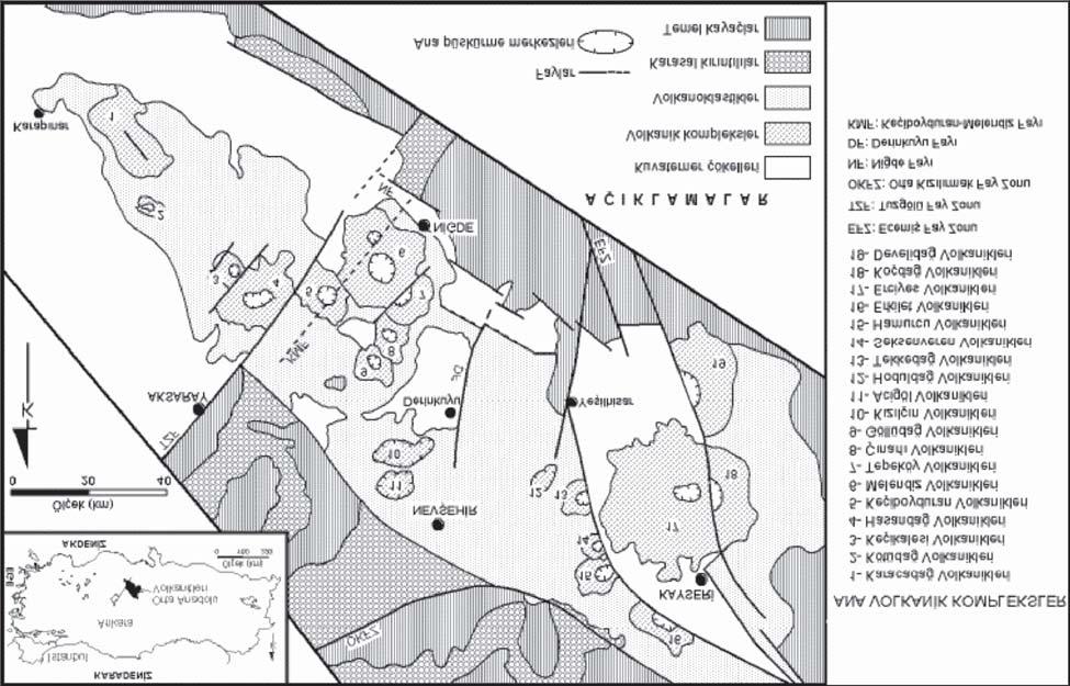 Jeoloji Mühendisliği Dergisi 31 (1) 2007 51 Araştırma Makalesi / Research Article sedimanter istifin en alt temelini oluşturan Kavak üyesine aittir.