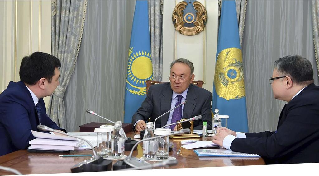 TÜRK AKADEMİSİ ÇALIŞMALARINI İLERLETMEKTE 17 Nisan 2017 tarihinde Akorda'da Kazakistan Devlet Başkanı Nursultan Nazarbayev Uluslararası Türk Akademisi (TWESCO) Başkanı Darhan Kıdırali'yi kabul etti.