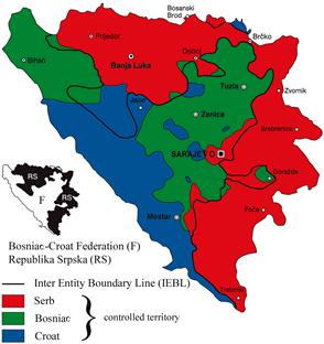 BOSNA-HERSEK 1-HARİTALAR