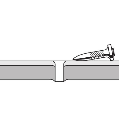 Magazinli çakma aleti yerine tekli çakım aleti kullanınız. Daha kısa çiviler kullanınız. Daha güçlü bir sistem (örn. DX 76 (PTR)) kullanılmalıdır.