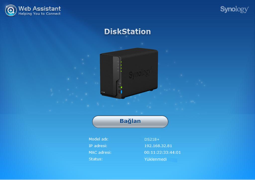 DiskStation'a DSM Kurulumu 3Bölüm Donanım kurulumu tamamlandıktan sonra, Synology'nin tarayıcı tabanlı işletim sistemi olan DiskStation Manager'ı (DSM) DiskStation sunucunuza yükleyin.