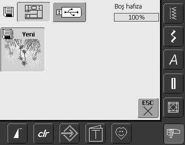 Motiflerin Saklanmasý 143 Motiflerin Saklanmasý Nakýþ bilgisayarýndan, çubuktan, nakýþ kartýndan elde edilen motifler aynen BERNINA artista yazýlýmýnda oluþturulan motifler gibi kombine