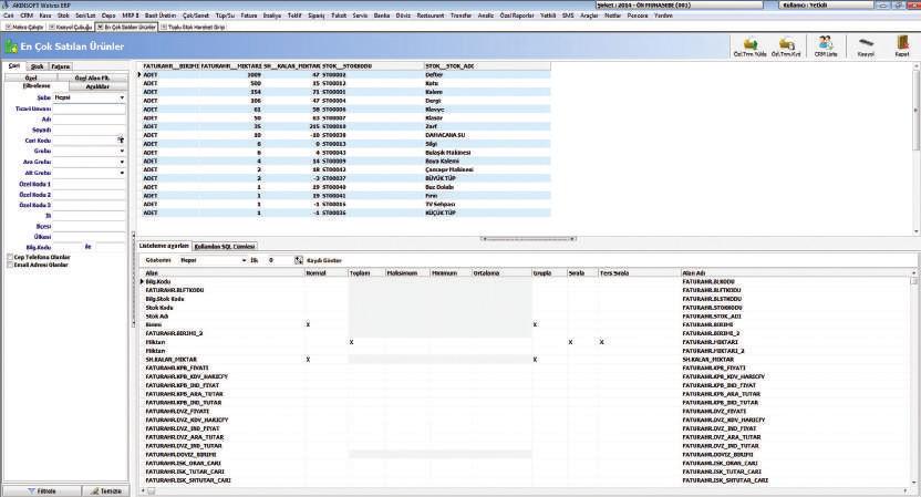 Raporlar CRM bir anlamda veri girişinden öte raporlamalardan oluşur. Alabildiğiniz rapor sayısı ne kadar fazla ise genel durumunuzu analiz etmek de o kadar kolaylaşır.