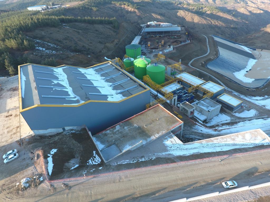 Yapımına Ocak 2016 da başlanan, yılda 175 bin ton organomineral gübre üretme kapasitesine sahip, 40 bin metrekare arazi üzerine kurulu olan Pazaryeri Organomineral Gübre Üretim Tesisi, Ekim 2016 da