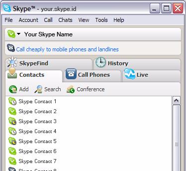 4 Arama 4.1 Arama Yapma! Uyarõ Skype acil durum aramalarõnõ desteklemez. Acil durumlar için lütfen normal telefon kullanõn. Daha fazla bilgi için, bkz Acil Durum Aramasõ Yönetimi. sayfa 11.