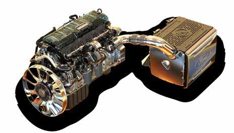 Motor ve Şanzıman Seçenekleri Motor Tipi Güç Tork Silindir Hacmi Çap x Strok Sıkıştırma Oranı Motor Fren Gücü Yağ Hacmi Soğutma Sıvısı Hacmi (Intarder ile birlikte) Motor PTO Gücü /
