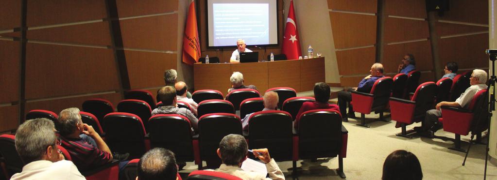 KONFERANS DİZİSİ SÜRÜYOR Odamız tarafından düzenlenen Bahar Dönemi Konferansları Dizisi kapsamında Mayıs ayında iki konferans gerçekleştirildi.