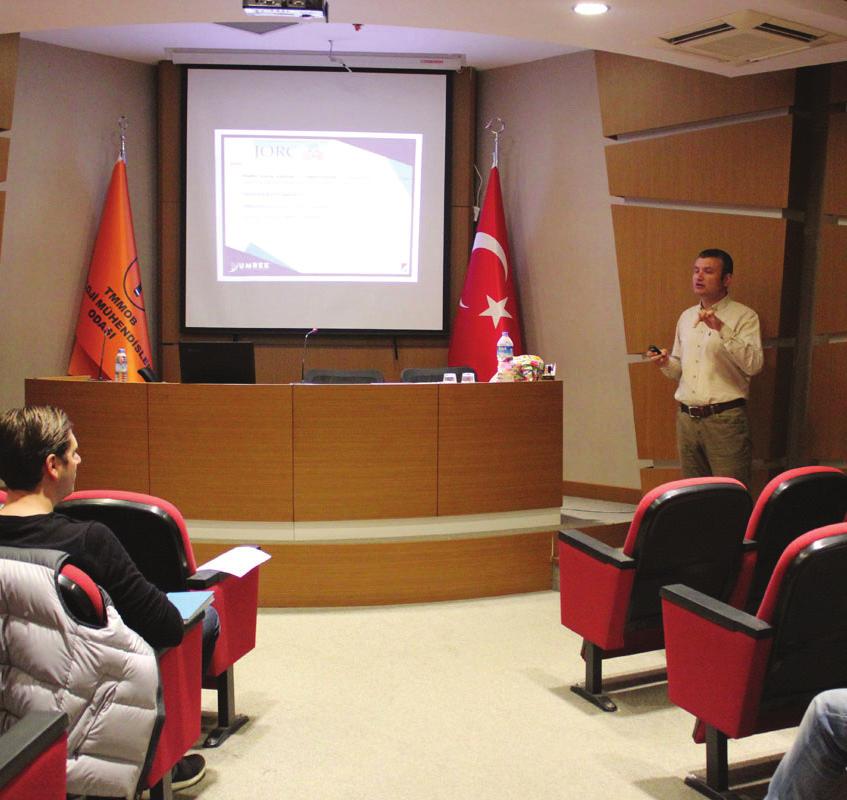 Beş gün süren ve madencilik alanında daha nitelikli mühendislik hizmetlerinin üretilmesini amaç edinen söz konusu eğitim seminerine meslektaşlarımız yoğun ilgi gösterdiler.