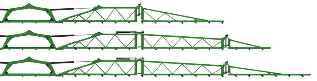 (dlz agrarmagazin Tarla denemesi UF 1201 Kısa genişlikler için de süper 05/2016) Her çiftçi ve taşeron için doğru boom tipi 15 ila 30 m arası çalışma genişliklerinde olabilen, son derece başarılı