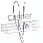 21 November 2013 Declaration of Conformity We, Casper Bilgisaya Declare under our sole responsibility that the product; Description Brand Name MODEL : Tablet PC : CASPER VIA : VIA T2 To which this