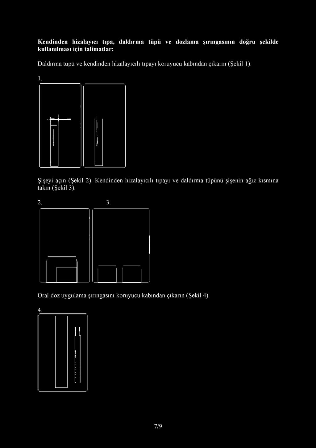 (Şekil 1). 1. Şişeyi açın (Şekil 2).