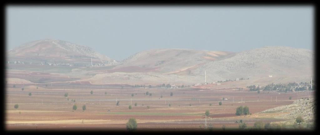 Adıyaman fayı Şekil 47c Çakırhöyük ten K ye bakış: