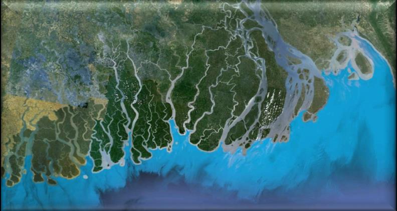 Şekil 2. 8 Bangladeş Yakınındaki Ganj-Brahmaputra Deltası [32] 2.