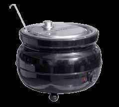 V- 50 Hz 8 adet etiket ile birlikte Soup Kettle Dim: Ø 330x 360 mm Removable